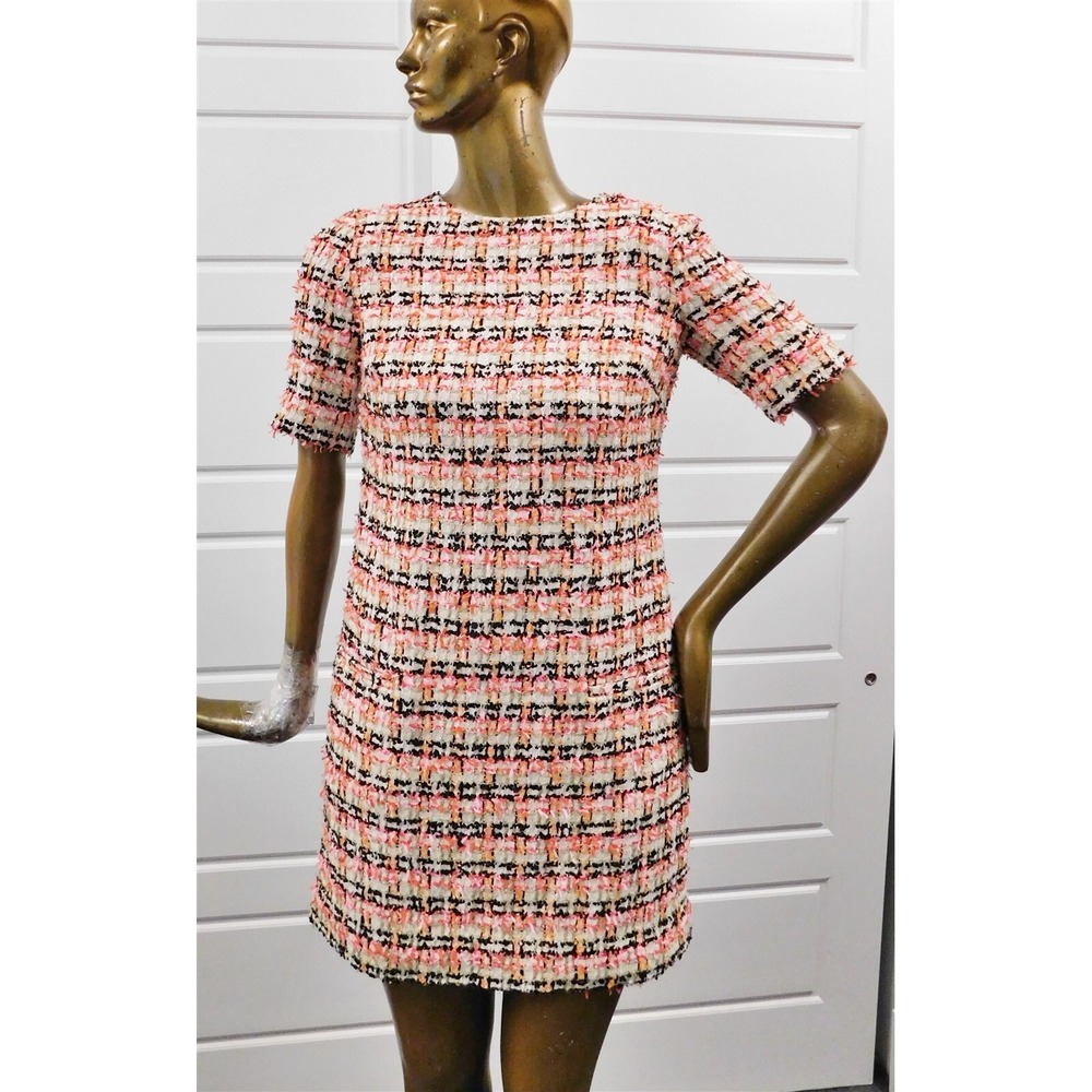LK Bennett Linton Couture Dr‎ Echo Multi Tweed Dress sz 38/6